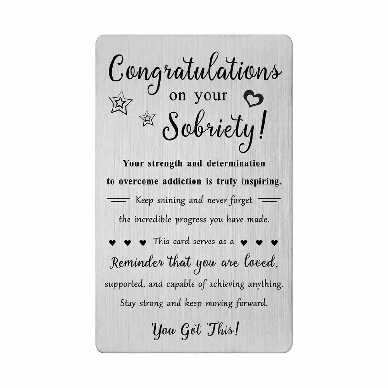 Recovery Congratulations Card for Your Sober Milestone