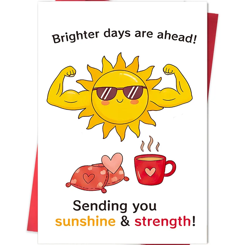 Encouragement Sunshine Strength Card: A Cheerful Pep Talk