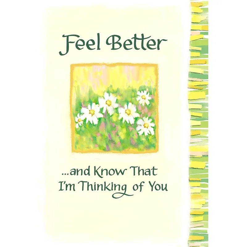 Feel Better Card with White Daisies for Someone Under the Weather