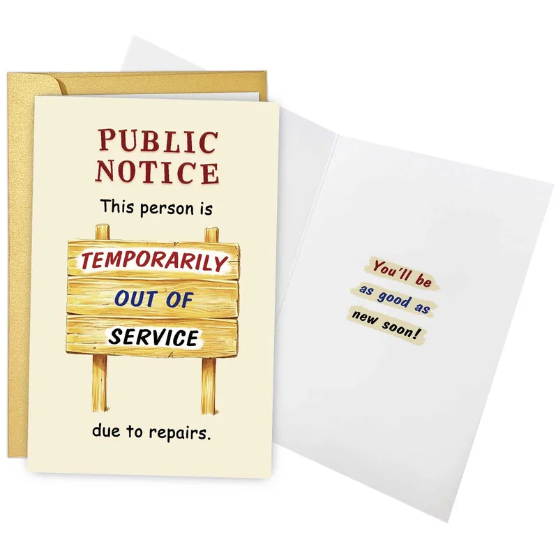 Public Notice This person Card for a Speedy Recovery