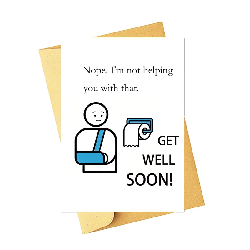 Broken Arm Get Well Card: A Funny Nudge Toward Recovery