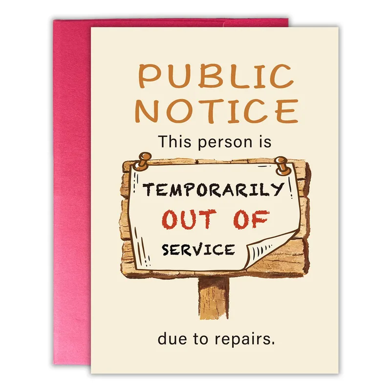 Feeling Under Repair Card: A Funny Get Well Wish