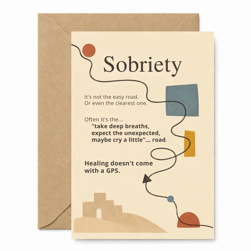 Sobriety Recovery Card: A Road Map for the Hard Days