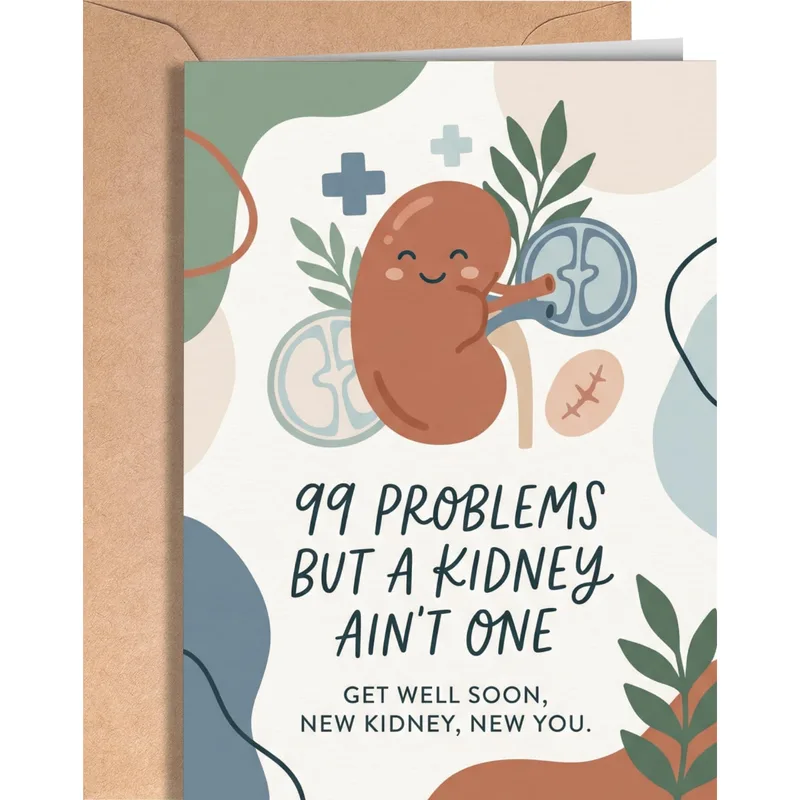 Problems But A Kidney Card for a Speedy Recovery