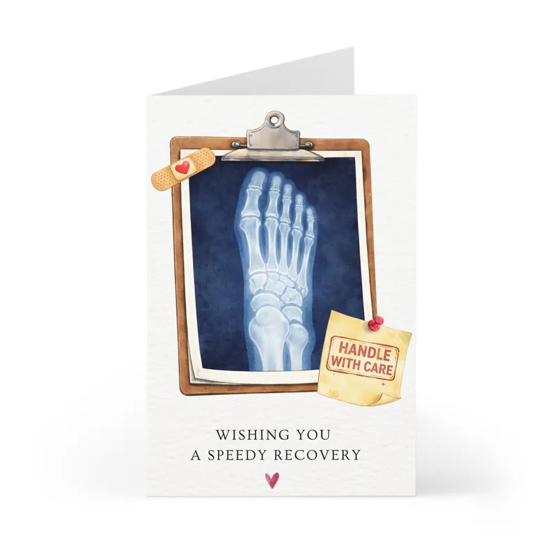 Foot Injury Card: an X-ray foot for a speedy recovery