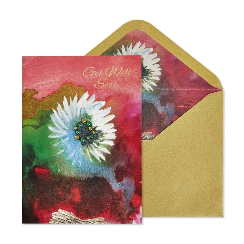 Daisy Get Well Card: A Bright Bloom for Recovery