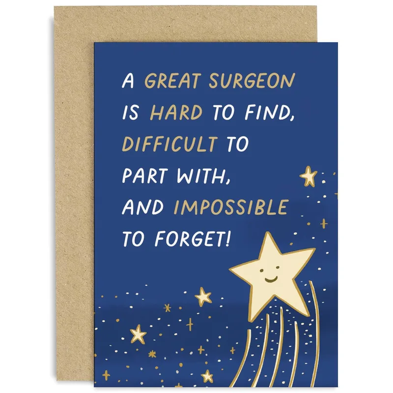 Great Surgeon Card for a Colleague You Adore