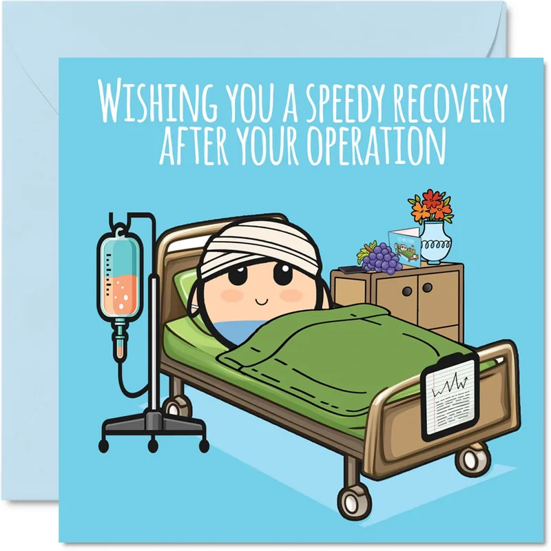 After Surgery Card for a Friend in the Hospital