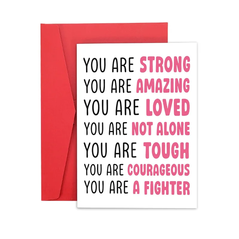 Strength Affirmation Card for Women Recovering from Surgery or Illness
